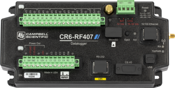 Bộ ghi đo tự động Datalogger CR6 RF407