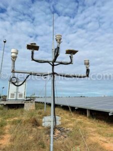 Trạm thời tiết nhà máy điện mặt trời Mũi Né
