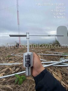 Lắp đặt thiết bị đo hướng gió W200P.FC