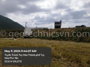 Lắp đặt thiết bị quan trắc chuyển vị ngang sâu Inclinometer