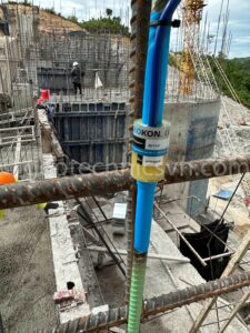 Lắp đặt thiết bị ứng suất cốt thép Rebar Stressmeter 4911-4