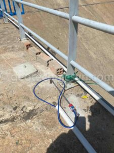 Lắp đặt thiết bị quan trắc biến dạng khe hở Crackmeter thuỷ điện Đại Bình