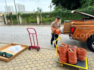 Lô thiết bị quan trắc công ty cP xây dựng dịch vụ và thương mại 68