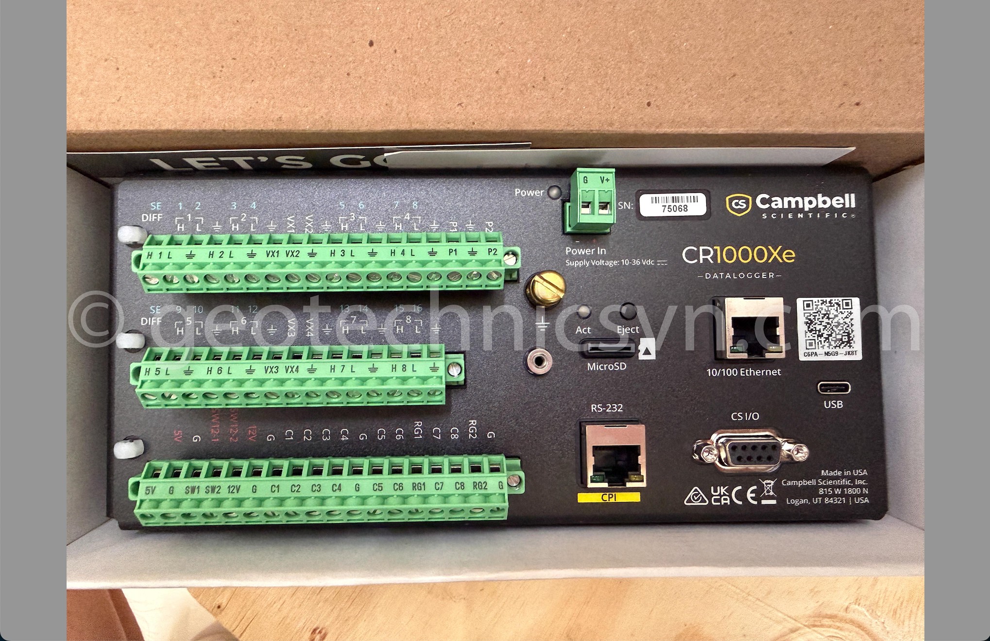 Bộ ghi đo Datalogger CR1000Xe